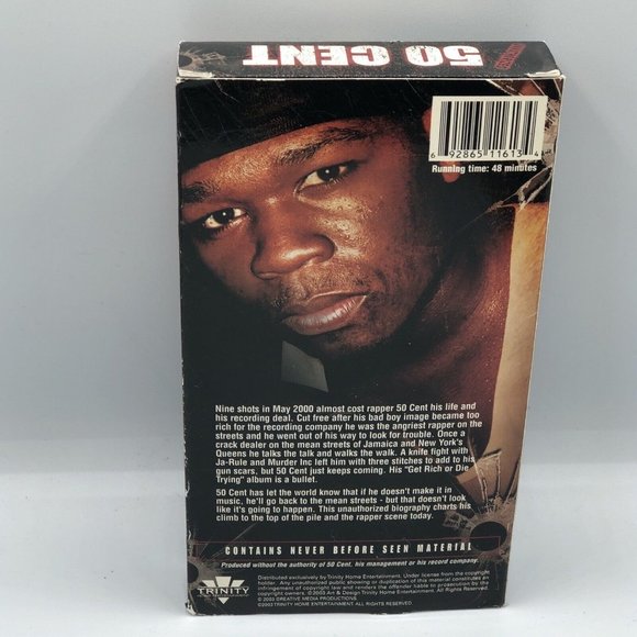 Vintage 50 Cent Shoot First 2003 Trinity Home Entertainment VHS - Picture 8 of 9